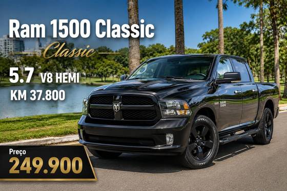 RAM 1500 5.7 V8 GASOLINA REBEL CD 4X4 AUTOMÁTICO